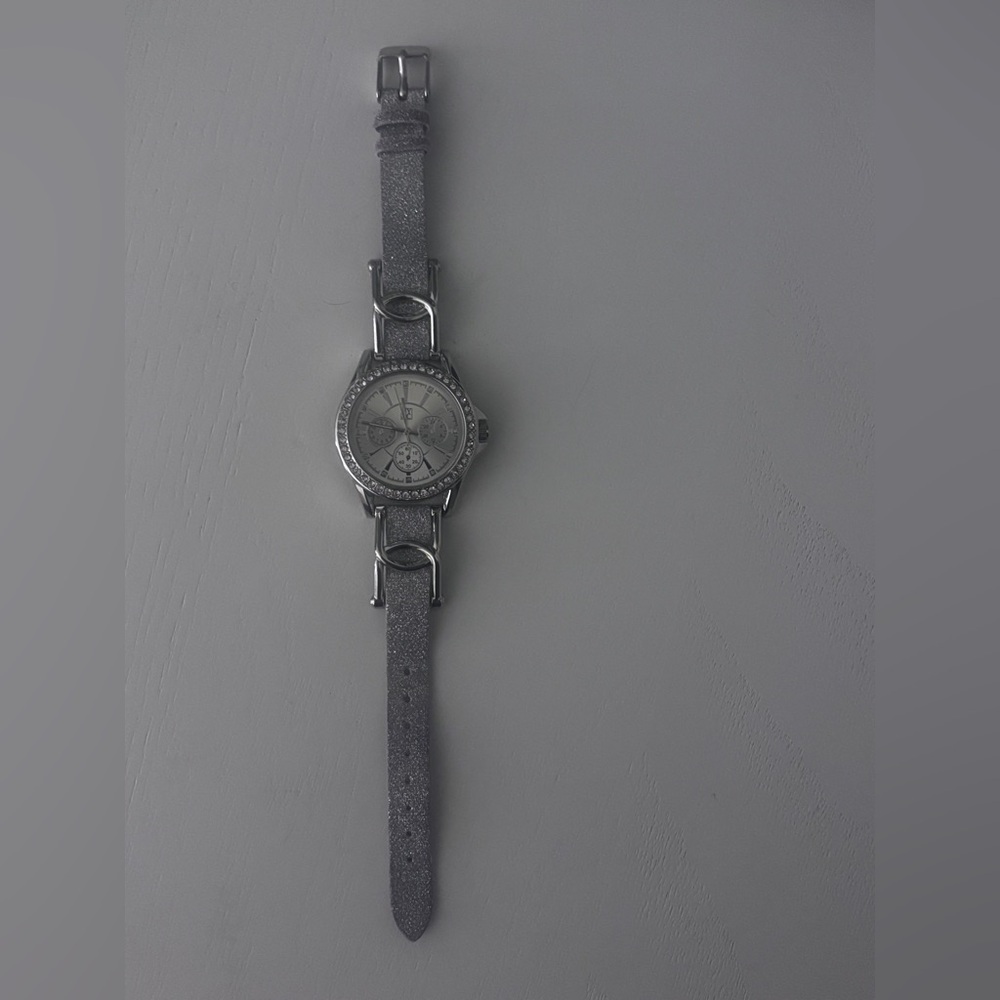 3/20$ New York and Company Silver Stainless Steel wristwatch